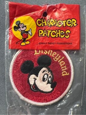 Disneyland Red Mickey Mouse Character Patch